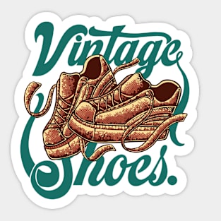 Vintage Shoes Sticker